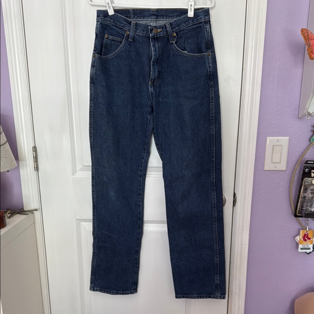 Wrangler Blue Straight-Leg Jeans